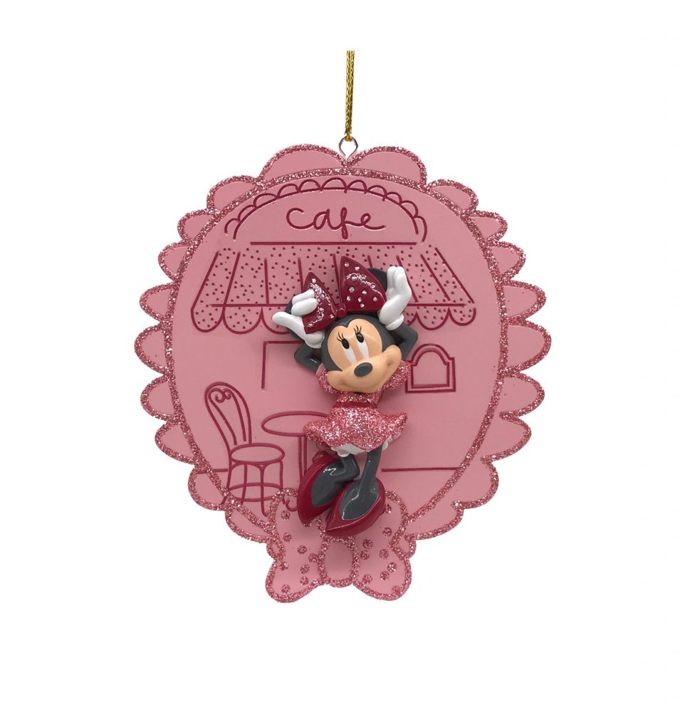 Minnie pink resin 2d ornament