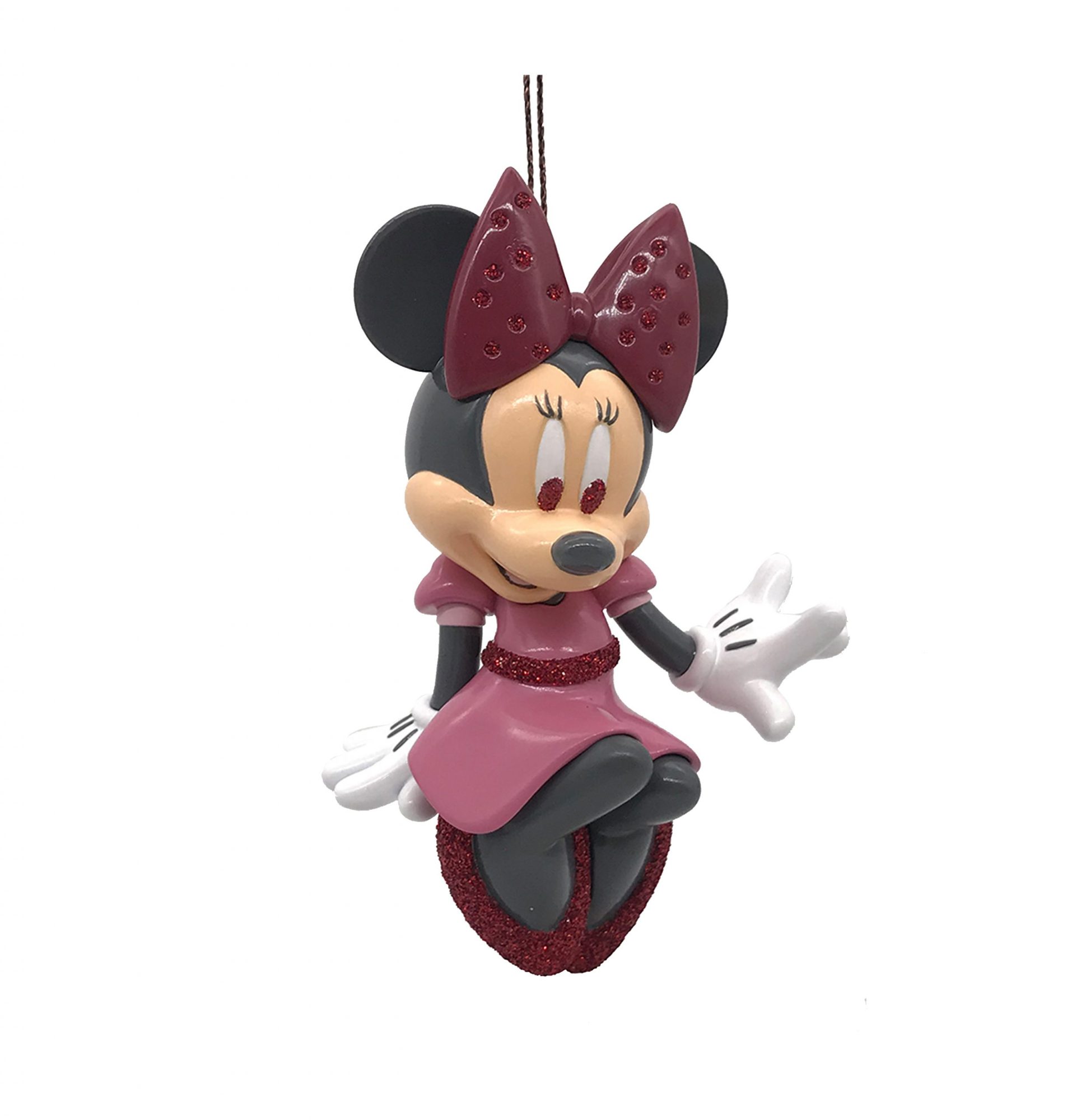 Minnie glitter 3d ornament