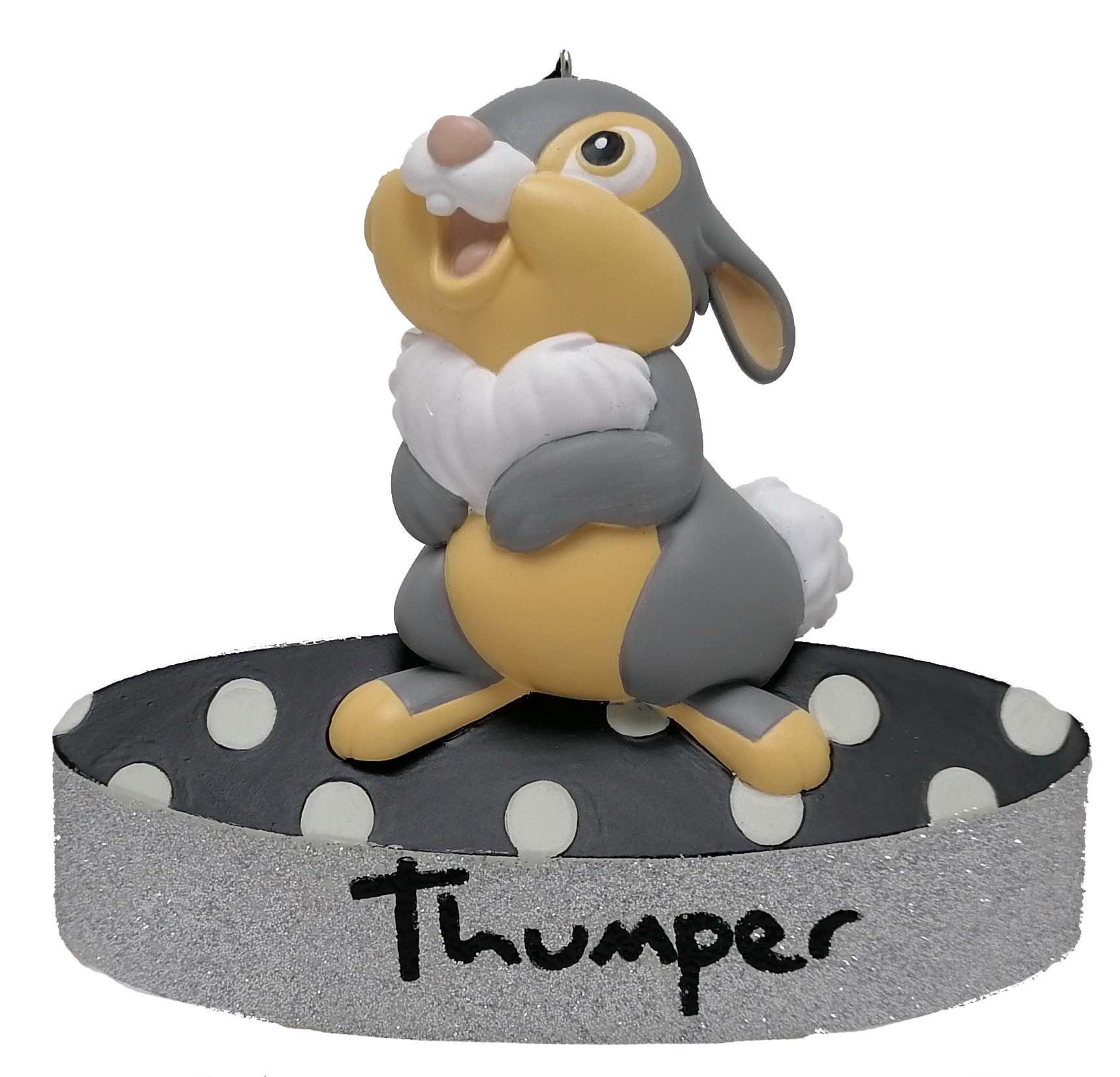 Thumper on round ornament