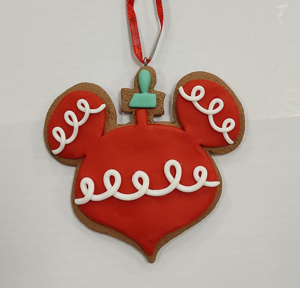 Gingerbread ear ball ornament