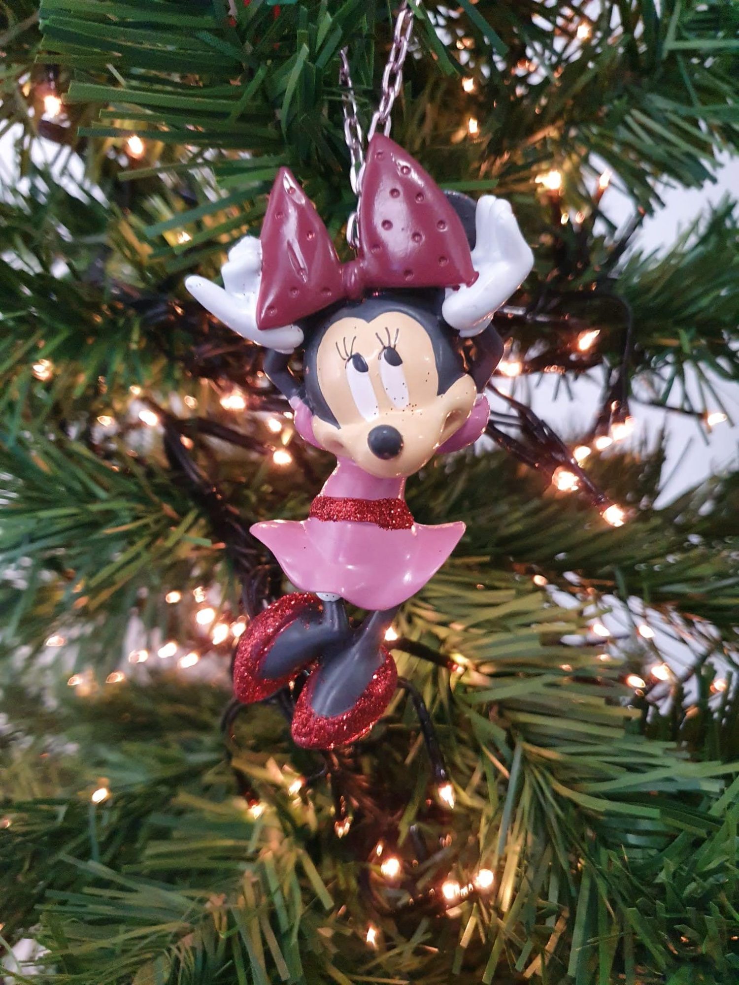 Minnie 3d bow ornament