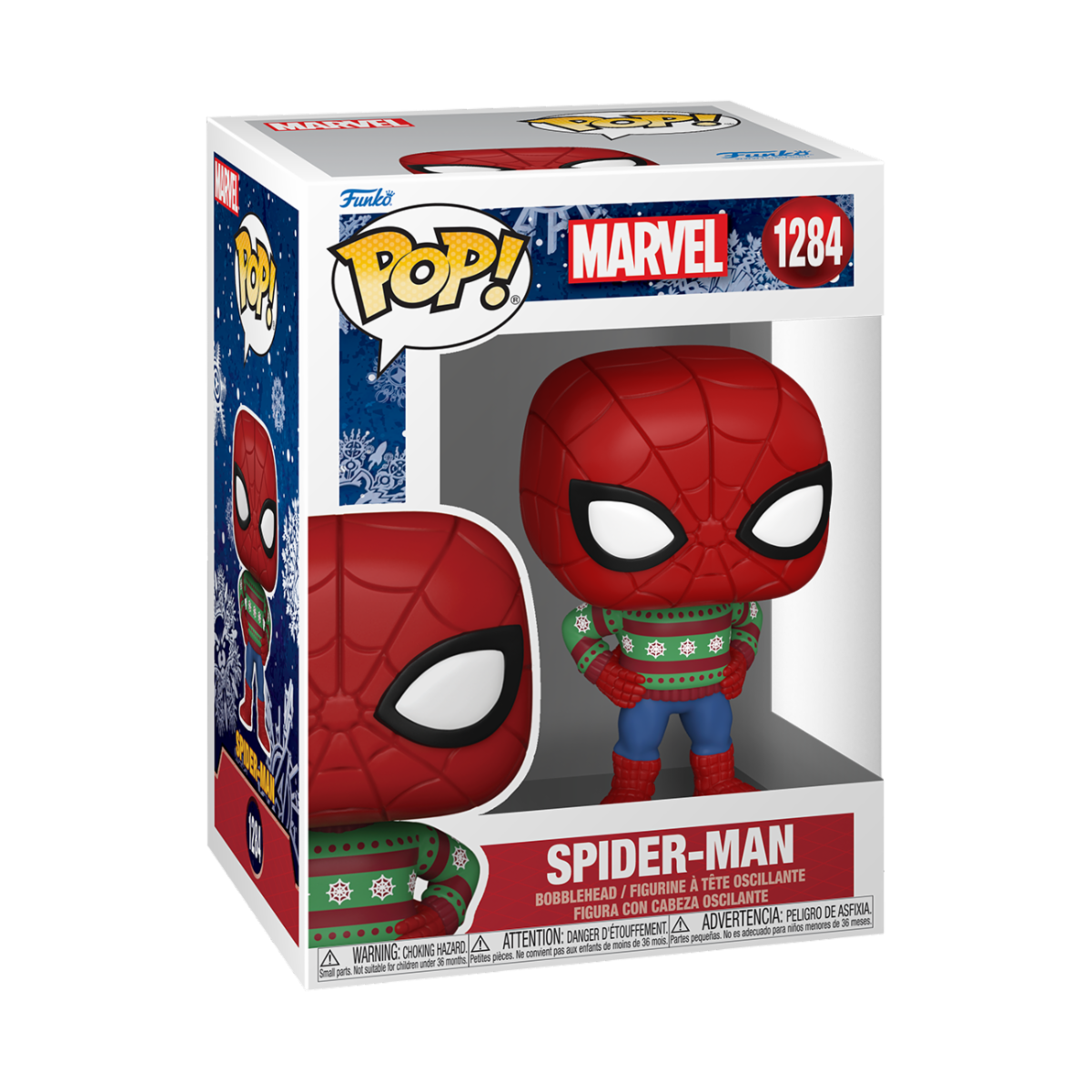 Spiderman Christmas Funko Pop 1284