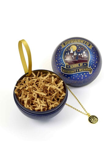 Harry Potter Kerst Ornament with Necklace of Hogwarts.