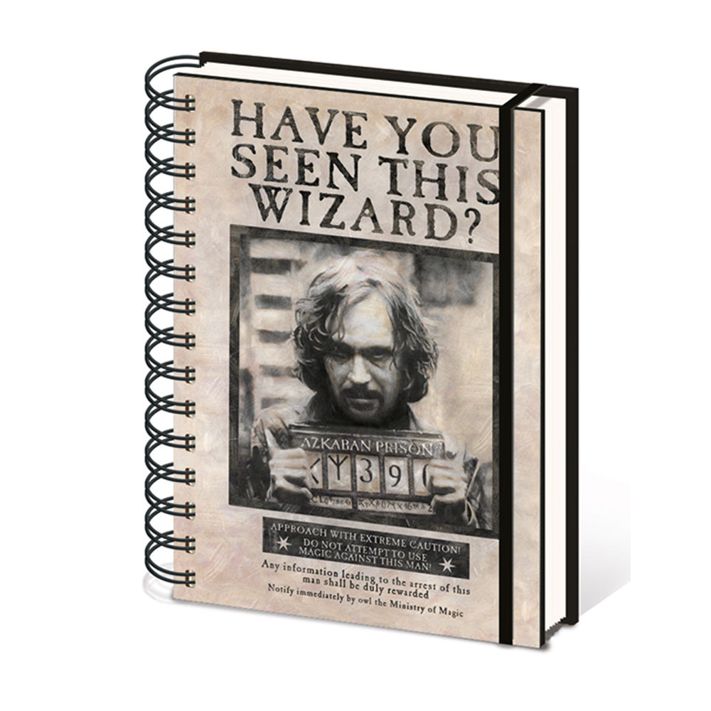 Harry Potter Wanted Sirius Black notitieboek / schrift A5