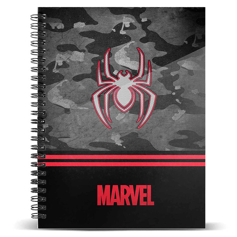 Marvel Spiderman Dark Notitieboek A5