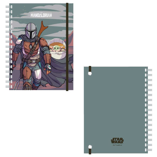 The Mandalorian “Mando with the Child” notitieboek A5