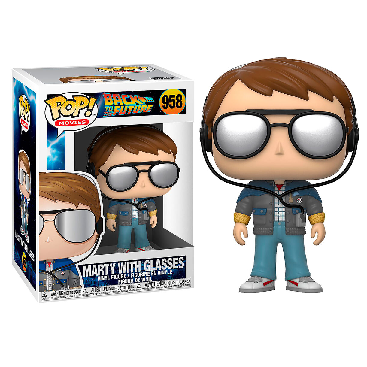 Marty McFly with glasses Funko Pop 958