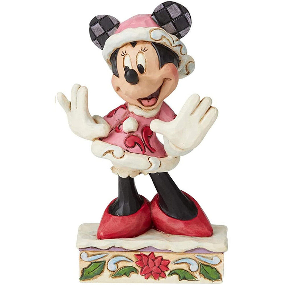 "Festive Fashionista" / Minnie Mouse Kerst Enesco beeld