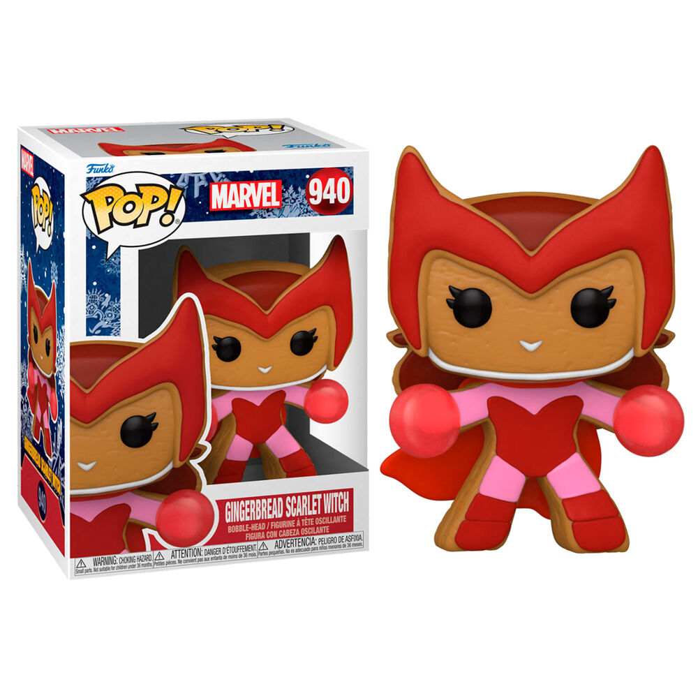 Scarlet Witch Holiday Gingerbread Funko Pop 940