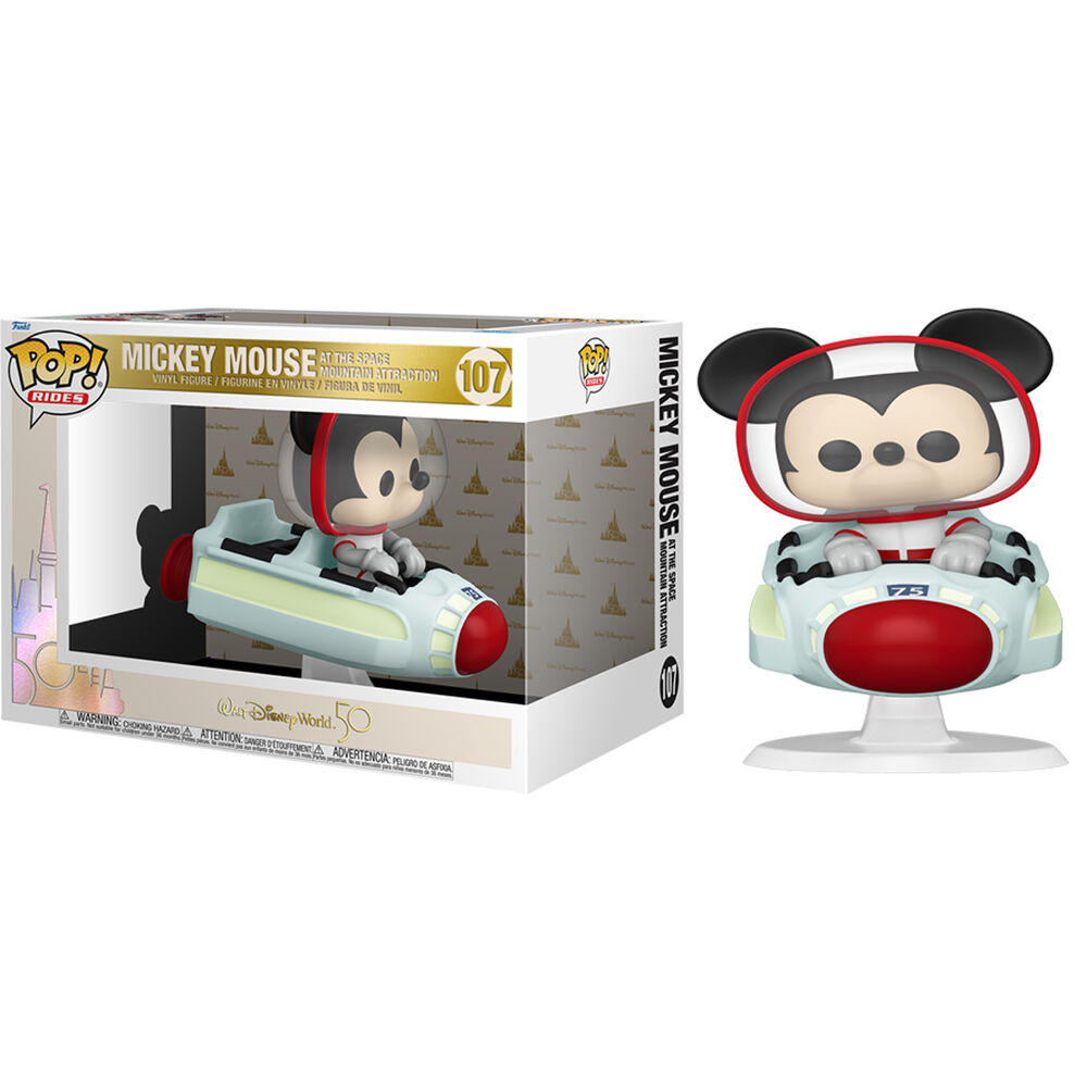 Disney World 50th Anniversary Mickey Mouse at Space Mountain Funko Pop 107