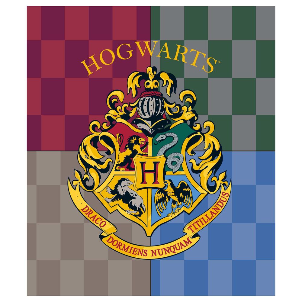 Harry Potter Hogwarts premium fleecedeken