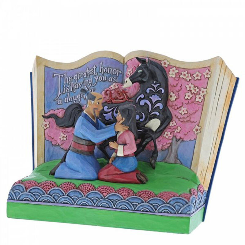 Mulan "The greatest honor is having you as a daughter" Storybook Enesco beeld