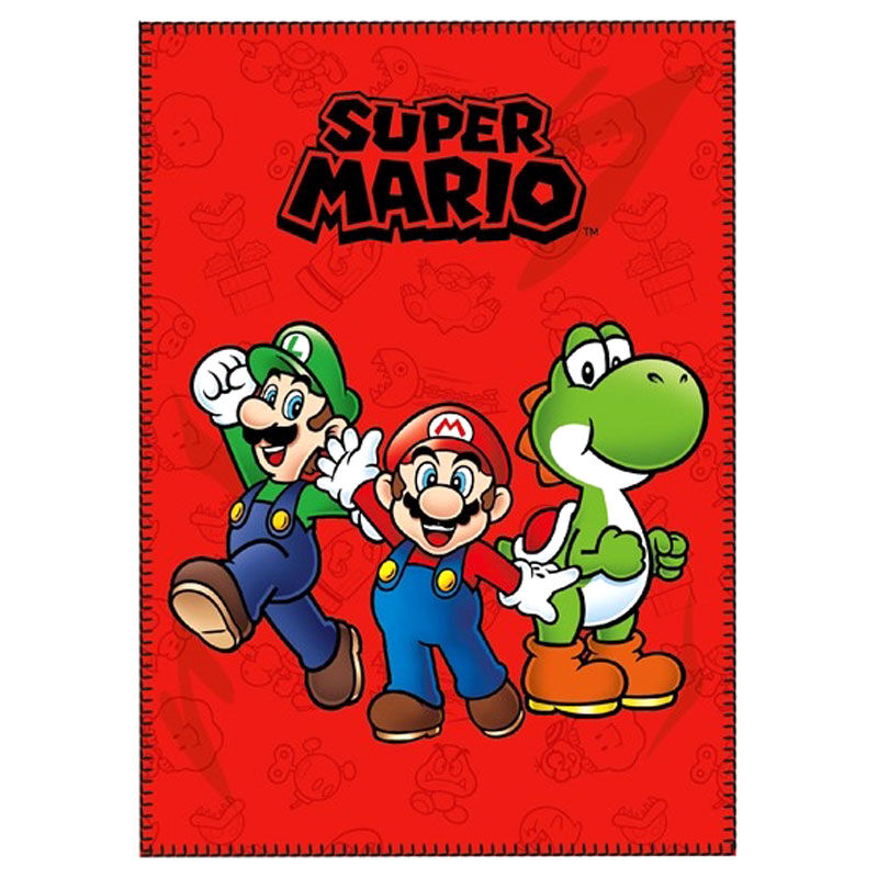 Super Mario Bros fleecedeken