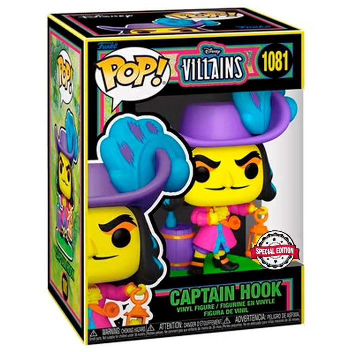 Captain Hook Villains (Blacklight) Funko Pop 1081