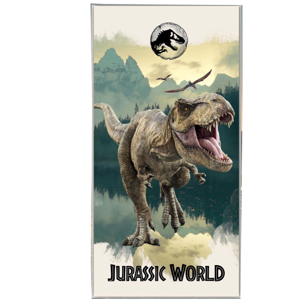 Jurassic World T-Rex strandlaken / handdoek