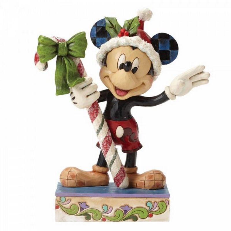 Mickey Mouse Kerst "Sweet Greetings" Enesco Beeld