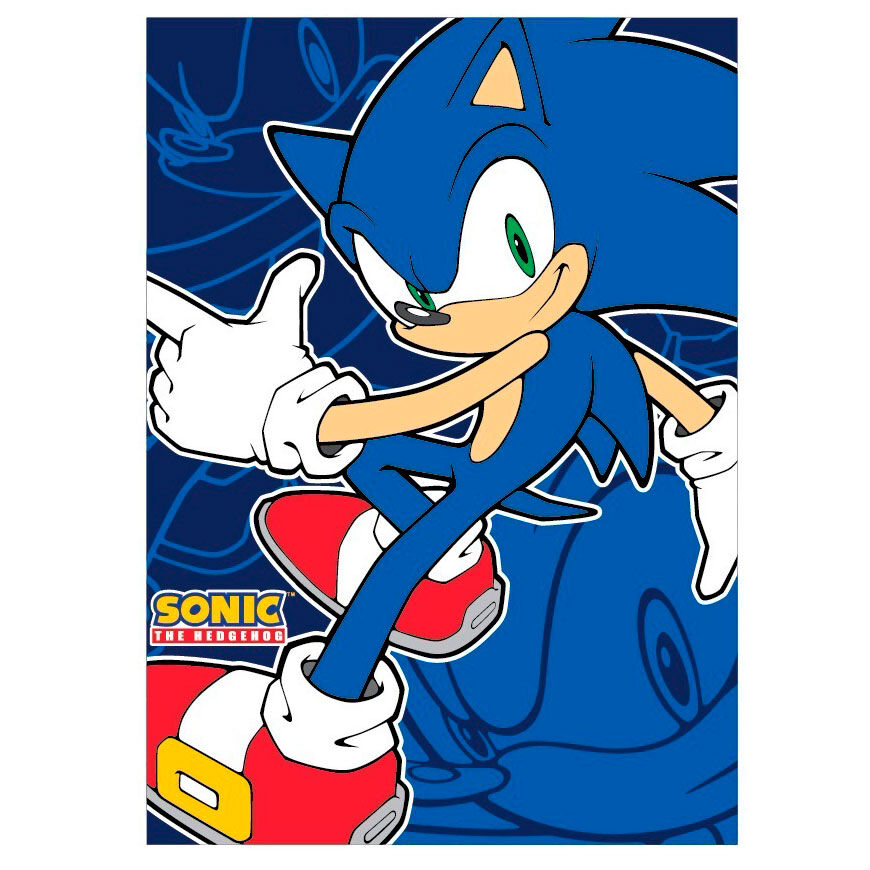 Sonic the Hedgehog fleecedeken