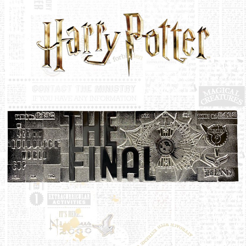 Harry Potter Quidditch World Cup Ticket Limited Edition